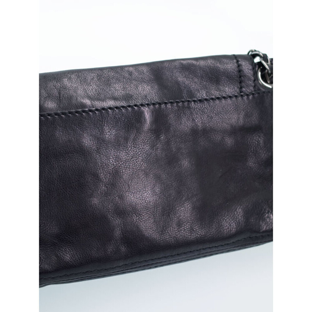 Prada Leather Flap Chain Shoulder Bag black - Picture 7 of 9